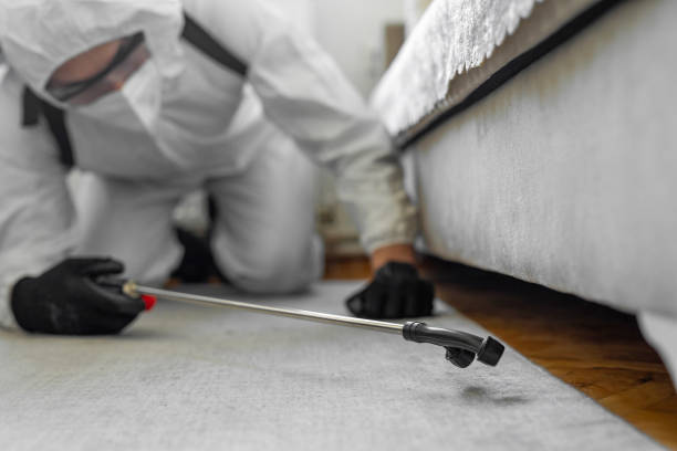 Professional Pest Control technician working in North Yelm, WA